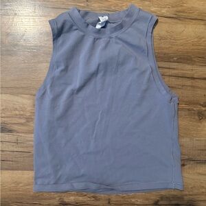 Yogalicious Grey Sleeveless Tank Top